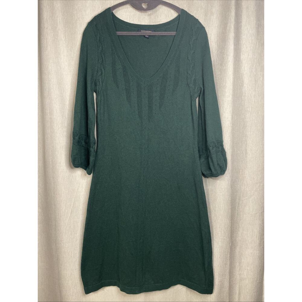 Banana Republic Women’s Size Small - Angora Blend - Dark Green Sweater Dress